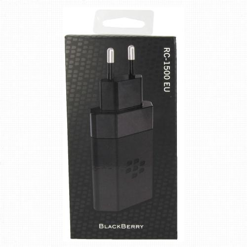 Adapter BlackBerry RC-1500 Reislader 1.5 Ampère Origineel Zwart