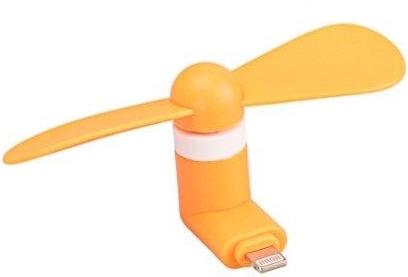 Mini Fan Apple Lightning oranje