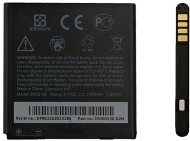 Batterij HTC Sensation origineel 35H00150-02M / 01M