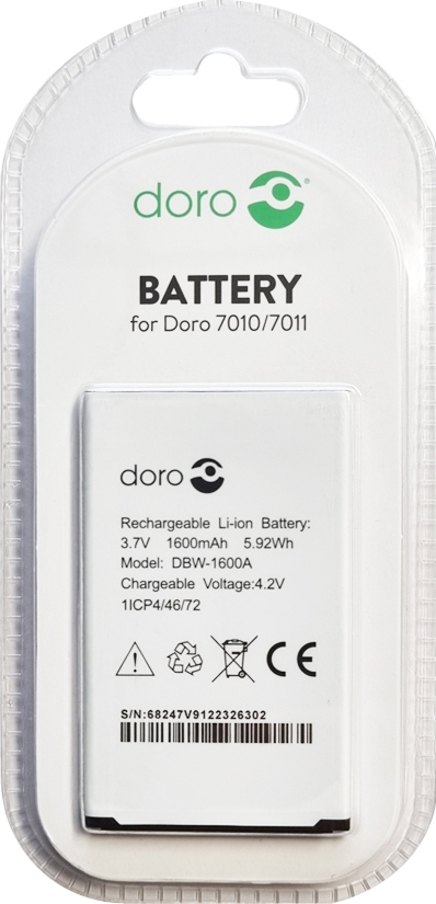 Doro Secure 780x batterij Origineel DBW-1600A