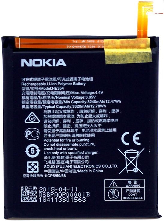 Nokia 9 Batterij origineel HE354