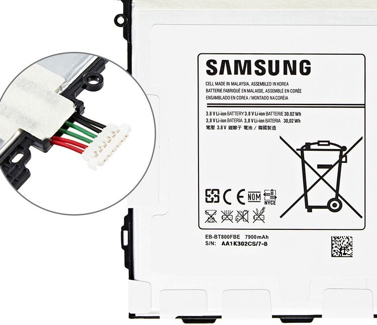 Faial Renovatie Jaarlijks ᐅ • Samsung Galaxy Tab S 10.5 SM-T800 Batterij Origineel EB-BT800FBE |  Eenvoudig bij GSMBatterij.nl