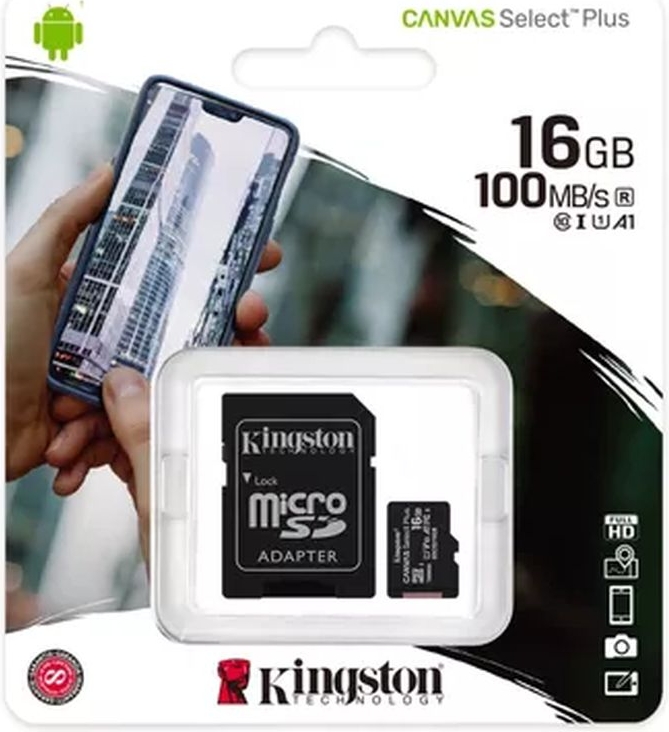 SD Kaart 16GB Kingston - 10