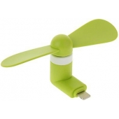 Mini Fan Apple Lightning groen