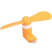 Mini Fan Apple Lightning oranje