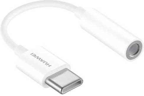 Huawei USB-C naar Mini-Jack Converter - Origineel - Wit - Bliste